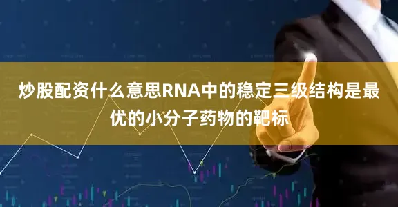 炒股配资什么意思RNA中的稳定三级结构是最优的小分子药物的靶标