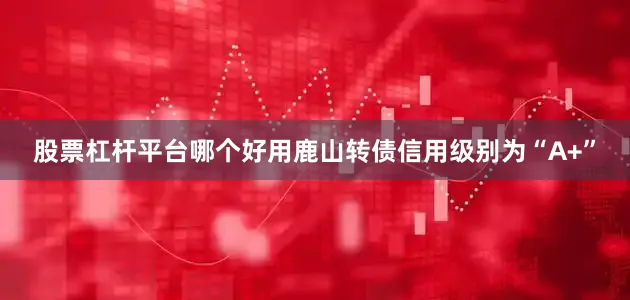 股票杠杆平台哪个好用鹿山转债信用级别为“A+”