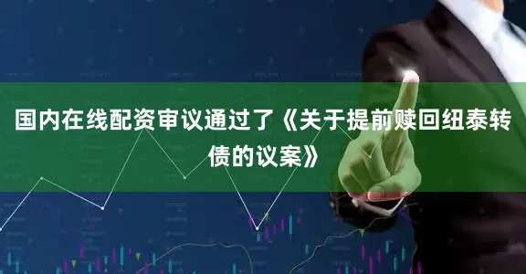 国内在线配资审议通过了《关于提前赎回纽泰转债的议案》